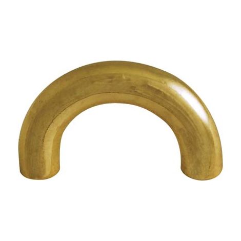 MANIGLIETTA ZAMA X MOBILI - OTTONE LUCIDO I.MM 32- 10 pezzi