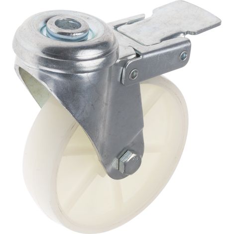 Roulettes industrielles Pivotante RS PRO, Diam 100mm, 80kg ( Prix pour 1 ) (1/2)