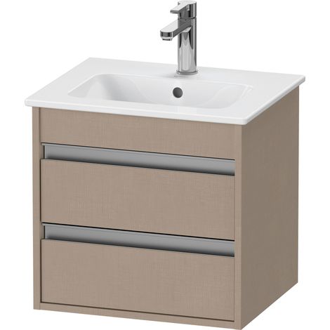 Duravit Ketho mueble de baño de pared Compact 6444, 2 cajones,