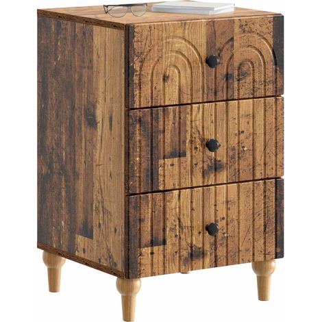 Maison Exclusive - Nachttisch Altholz 43x 41 x 66,5 cm Holzwerkst