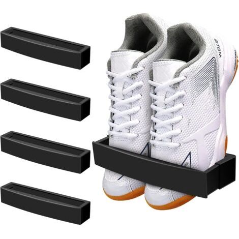 4er-Pack verstellbare Wand-Schuhregale, Aufbewahrungsorganisator für Schuhregale, Aufbewahrung für Wohnmobile, Tür-Schuhregal (1/5)