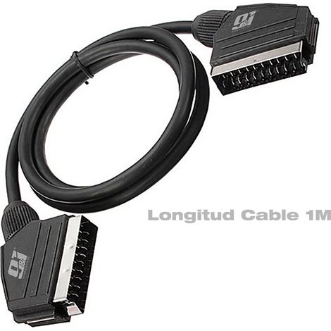 ORION91 Pack x 6 unidades Cable Euroconector 21 Pin - Macho a Macho - 1METRO