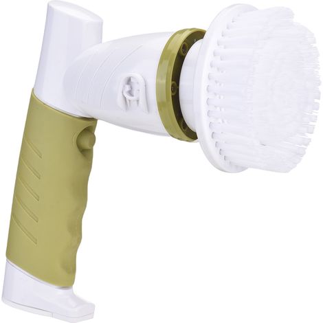 Brosse de nettoyage électrique rotative sans fil pour la cuisine et la salle de bain, avec 6 accessoires. Brosse puissante pour baignoire, évier, carrelage, plaque de cuisson, vaisselle. Étanche IPX6. (1/5)