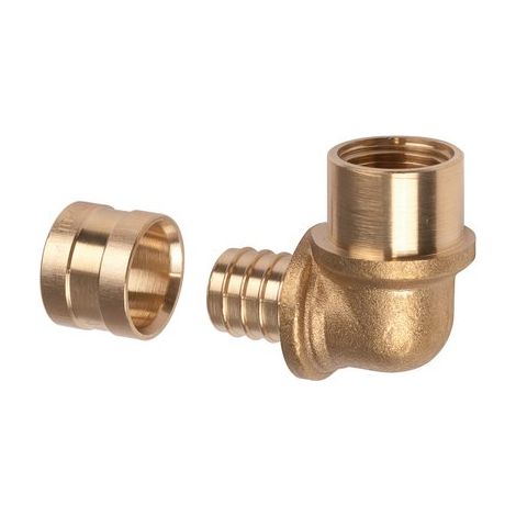 Raccord PER coudé 90 degrés à glissement - F 3/4' - Diamètre 25 mm - PB tub