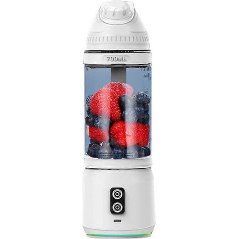 Blender portable individuel pour milkshakes et smoothies, mixeur à glace, mini-extracteur de jus 700 ml, idéal pour la cuisine et les voyages. (1/5)