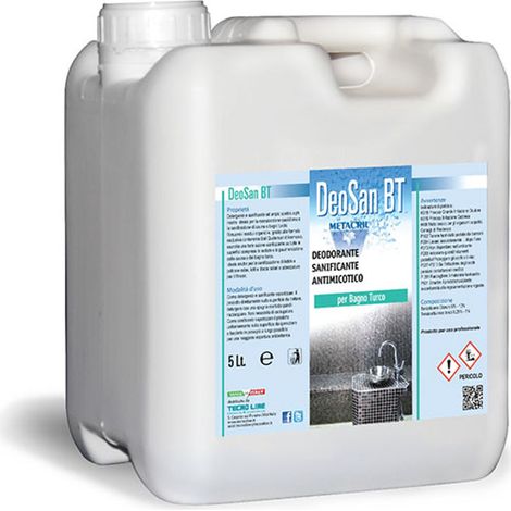 DeoSan BT - detergente antimicotico con azione deodorante 5Lt Metacril 05205001