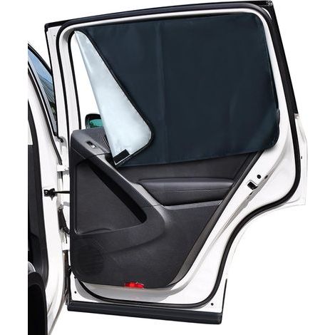 Pare Soleil Voiture Bébé Rideau Pare-Soleil de Voiture avec Aimants Reflète et absorbe Les UV et la lumière du Soleil fenêtre latérale arrière 2 Pièces (1/5)