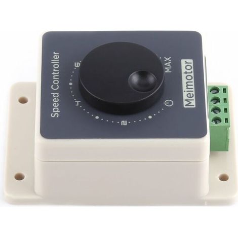 2V Contrôleur de vitesse du moteur, contrôleur de vitesse du moteur PWM modulateur de largeur d'impulsion DC10-60V 20A Shell étanche (1/5)