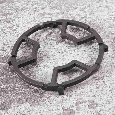 1 accessoire pour cuisinière à gaz en fonte noire : support de cuisinière à gaz antidérapant pour petite casserole, réchaud à wok en fonte
