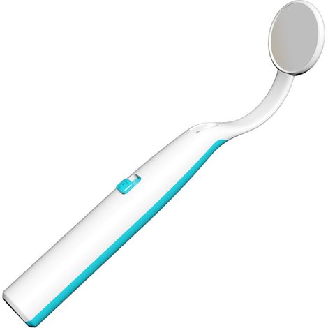 Miroir dentaire LED pour inspection buccale, éclairage intégré, outil d'examen dentaire. (1/5)