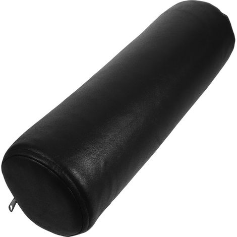 Coussin Housse Lavable Noir de Soutien Lombaire pour Chaise en et (1/5)