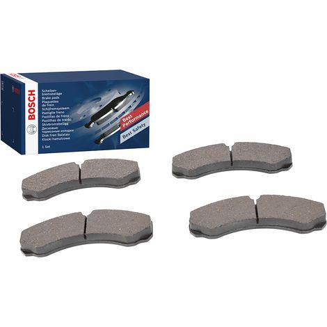 Bosch BP972 Plaquettes de frein - arrière - ECE-R90 - 1 jeu de 4 plaquettes (1/5)