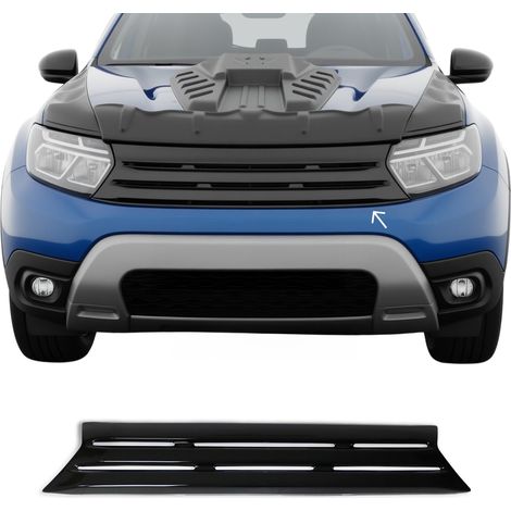 Moulure de Grille de Calandre pour Dacia Duster mk2 2018-2024 ABS Noir (1/5)