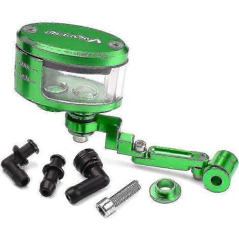 Réservoir d'huile de frein et d'embrayage pour moto avec support, compatible avec Honda Varadero XL1000 XL125 (support de réservoir vert). (1/5)