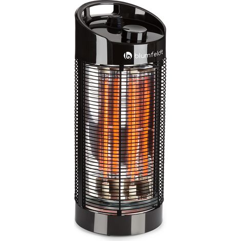 Heat Guru 360 Standheizstrahler 1200/600W 2 Heizstufen IPX4 Oszillation (1/5)