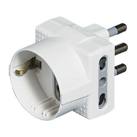 Adattatore Tris 1 St Tedes 2Bipasso Bco Esp (Bticino Cod. S3611Dbox)