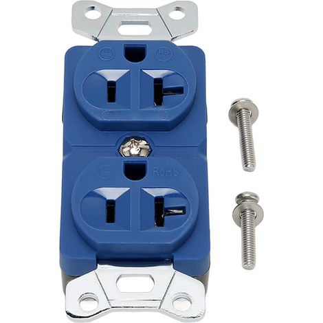 Prise électrique duplex professionnelle lourde, cuivre pur, prise standard américaine 20A 125V (1/5)