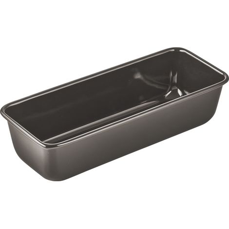 Dr. Oetker Teglia da 30 cm Exclusive, stampo per dolci succosi e pane, teglia per pane con rivestimento smaltato (colore: grigio-marrone/crema), quantità: 1 pezzo (1/4)