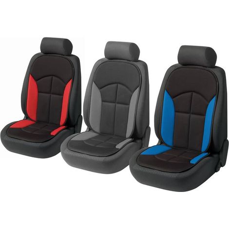 PKW Sitzauflage Novara, Auto-Sitzaufleger schwarz/blau, 1 Stück