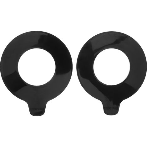 Kit De 2 Rondelles Caoutchouc Pour Goupille D'Excavatrice Entretoise Ronde Cales De Bras De Pelle Réduction Des Vibrations Pièces De Rechange Pour Bague De Flèche 4.65 X 3.94 X 0.08 in (1/5)