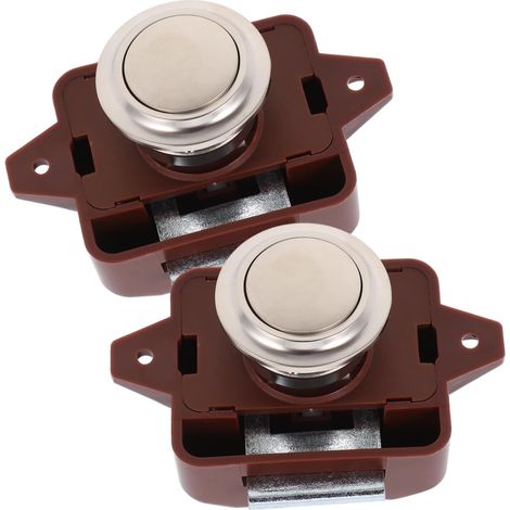 SHINEOFI Lot de 2 verrous à bouton, car (1/5)