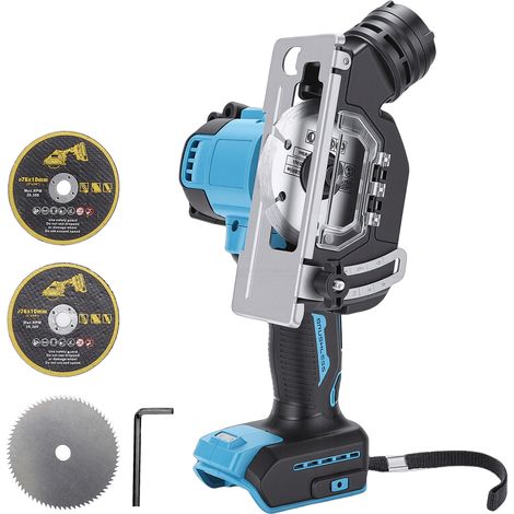 Kit de meuleuse d'angle sans fil, mini-meuleuse d'angle électrique sans balais à 14 000 tr/min avec 4 disques de coupe (1/5)