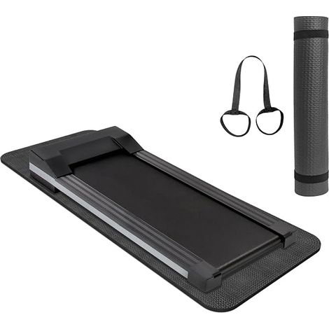 Tapis D'Equipement De Fitness - En Caoutchouc Souple - Absorption Des Chocs Et Du Bruit - Pour Velo D'Appartement Et Tapis De Marche - 1 Pièce (1/5)