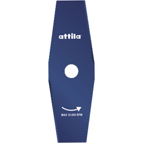 Disco da taglio in acciaio a 2 denti per decespugliatore 255 x 25,4 x 1,6 mm