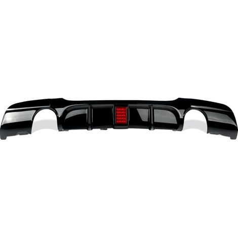 Diffusore posteriore, compatibile con berlina E90 e E91 Touring, nero lucido. (1/2)