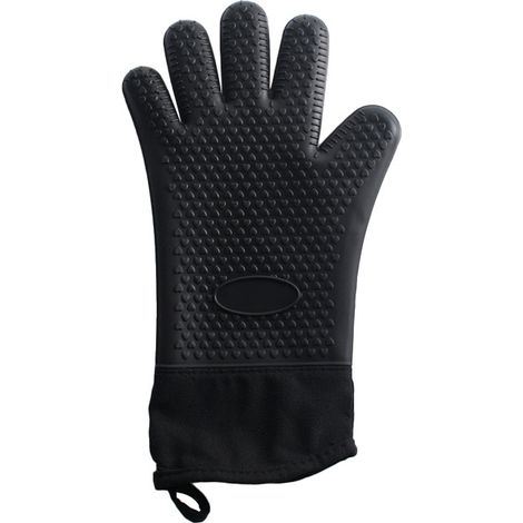 MINKUROW Guantes De Horno Premium (Paquete De 2) Hasta 350 ° C - Guantes De Silicona Extremadamente Resistentes Al Calor Guantes De Barbacoa Para Cocinar, Barbacoa, Guantes De Horno Extra Largos Para  (1/4)