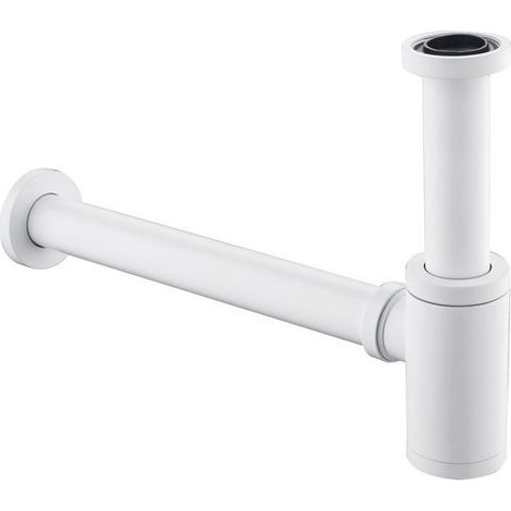 Siphon Pour Éviers, Universel Pour Éviers Et Lavabos, Évacuation Avec Siphon, Siphon À Bouteille En Blanc (1/5)
