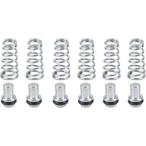 6Soupapes universelles de remplacement pour ressort de valve à bille et goupille, adaptées aux postes de fût de bière, lot de 6 pièces. (1/5)