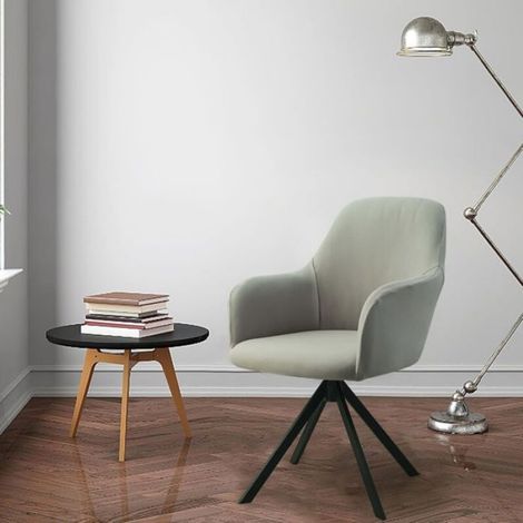 Housse Pour Chaise De Bureau - Extensible Lavable Amovible - Pour Maison Salon Salle A Manger - Lot De 2 (1/4)