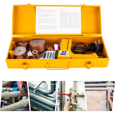1000W Rohrschweißgerät Stumpfschweißgerät Schweißgerät PVC PPR PE Rohr Für (1/5)