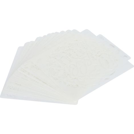 16Pcs Mandala Template Painting Drawing Stencils DIY Making Mold Set Art Craft Supplies (1/5)