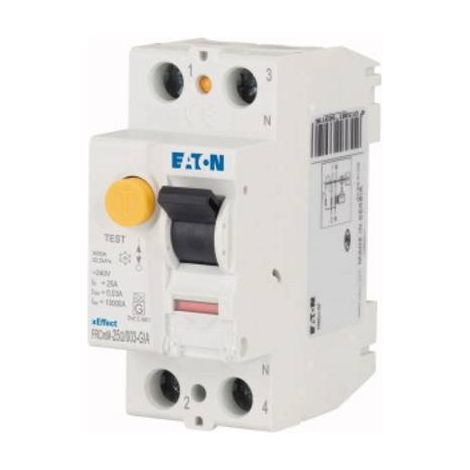 Interrupteur différentiel FRCmM 30mA 2P Type G/A 25A 000170383 EATON FRCMM 25/2/003 G/A (1/3)