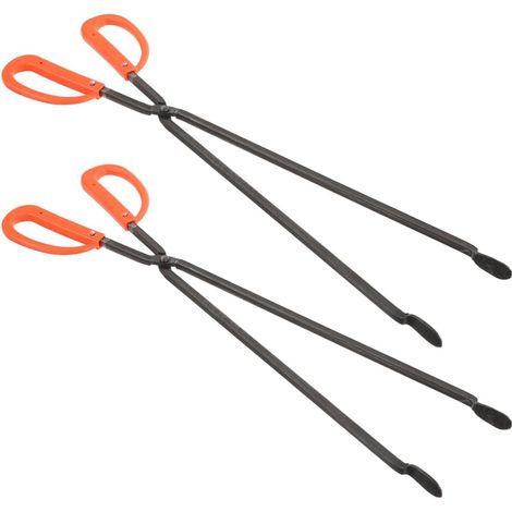 Pince à Ramasser Ordures 2pcs en Plastique et Métal, Outil Polyvalent pour Ramassage des Déchets, Longue Poignée pour Jardin Cuisine (1/5)