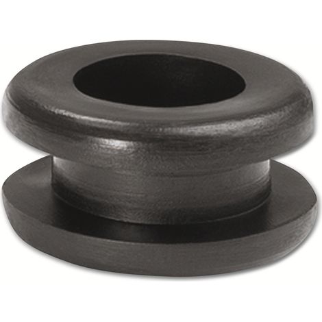 Passe-câble HELLERMANNTYTON, 633-02040, noir, PVC, Ø 10 mm, 1 pièce (1/2)