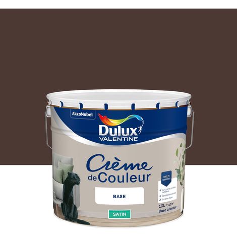 Peinture Crème De Couleur Satin Wengé 10L - Dulux Valentine (1/4)