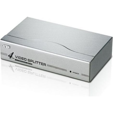 Splitter video Aten a 4 porte, larghezza di banda fino a 350 MHz, portata fino a 65 m, VS94A-AT-G (1/3)