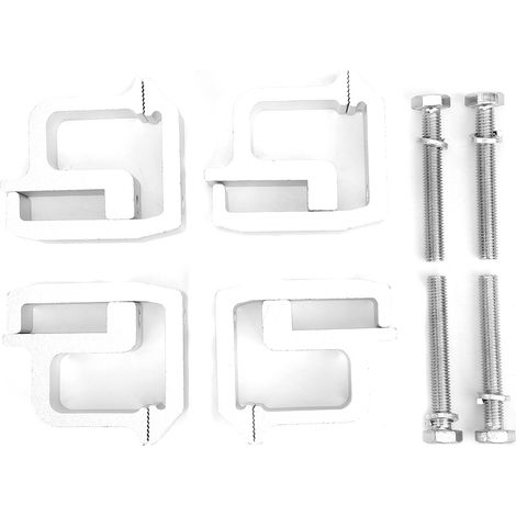 Pinces de fixation de capuchon de camionnette, 4 pièces, accessoires de montage de coque de camping-car robustes (1/5)