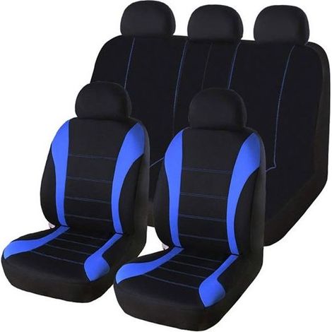 Universelle Autositzbezüge – wasserdicht – Polyester – für alle Jahreszeiten geeignet – 9-teiliges Set (1/5)