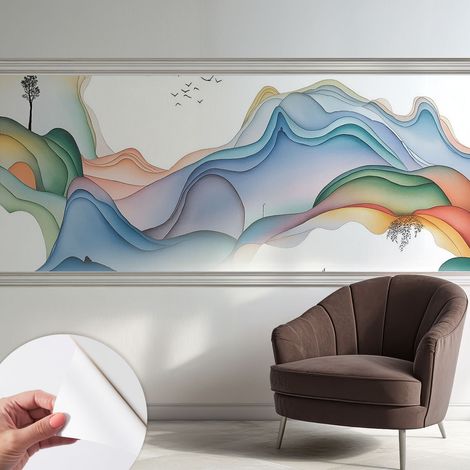 Carta da parati autoadesiva - fotomurale - decorazione parete - murale - adesivo da muro - Paesaggio da sogno 250x104 cm (1/5)