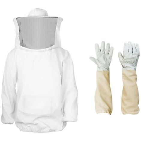 Combinaison D'apiculteur, Costume D'apiculture Professionnelle, avec des gants de protection, assurer la sécurité des apiculteurs, prévention professionnelle des piqûres d'abeilles, unisexe