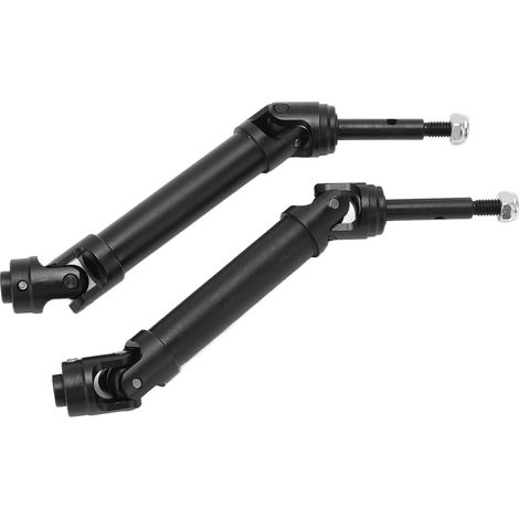 2 arbres de transmission arrière RC 2WD en acier trempé, conception rétractable durable, faible taux de défaillance pour Traxxas Slash (1/5)