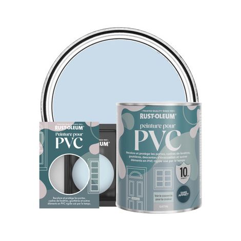 Peinture pour PVC, Finition Satinée - Ciel Bleu (1/2)