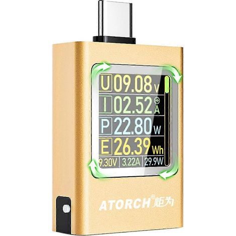 ATORCH AT085 DC 4,5-50V PD3.1 Digitalanzeige-Spannungs-Amperemeter-- (1/5)