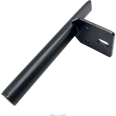 2 pièces de Pieds de Meubles de 15 cm, Pied de Table Metal Noir, Pied pour Meuble de Bricolage, avec vis, utilisés pour canapé, Table Basse, Armoire de lit et Autres Meubles. (1/4)