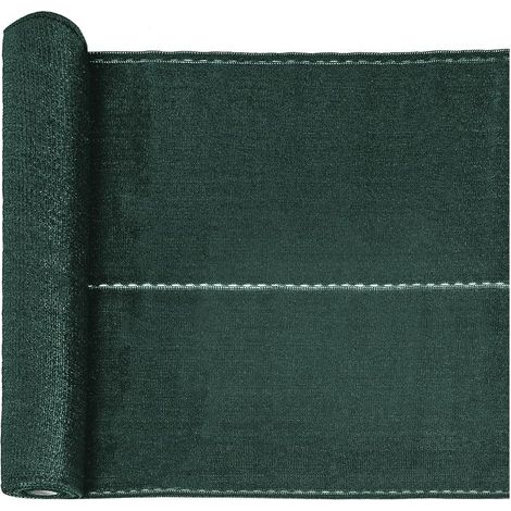 Sichtschutz Zaunblende Tennisblende Zaun HDPE Netz Schattiergewebe Windschutz Grün / 1,6 x 10 m
