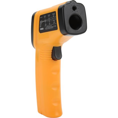 Thermomètre infrarouge sans contact, mesure précise, émissivité réglable, pistolet de température facile à utiliser pour aquariums et réservoirs à poissons (1/5)